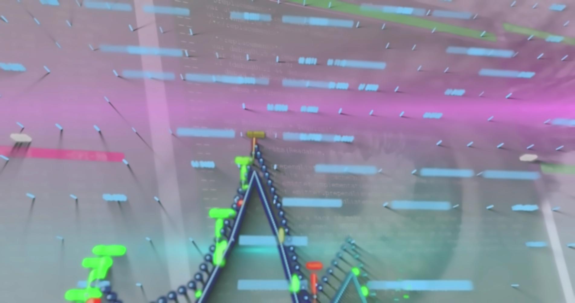 Designer working on mobile app interface with multiple device mockups and design system components